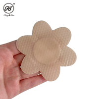 Cache-tétons en silicone imperméables en forme de fleur, patchs mammaires adhésifs doux pour la peau, coussinets de soutien-gorge sans bretelles pour mariages