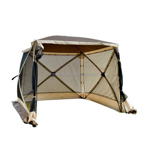 Tente de camping pliable portable quatre coins pour l'extérieur, équipement de camping, parasol, protection solaire, <span class=keywords><strong>moustiquaire</strong></span> automatique, gazebo - Product Image 1