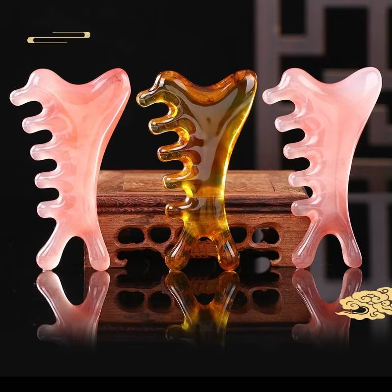 Non Jade Resin Rose Quartz Double