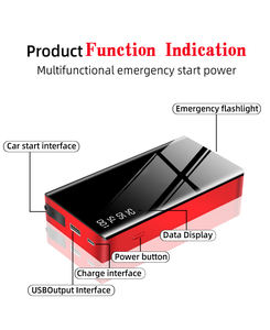เครื่องช่วยสตาร์ทรถยนต์ BR 12000mAH 12V แบตสำรองพกพาสำหรับสตาร์ทรถยนต์ - Product Image 5