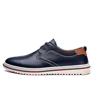 Custom Men's Genuine Leather Formal Loafers Closed Flat Slip-On <b>Comfortable</b> Lining Wedding <b>Shoes</b> Spring Summer Autumn Winter - Product Image 3