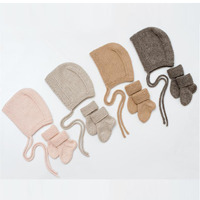 Cachemire nouveau-né bébé tricot Bonnet et bottes chaussettes mongolie intérieure enfants décontracté unisexe enfants chaussettes 100% cachemire tricoté