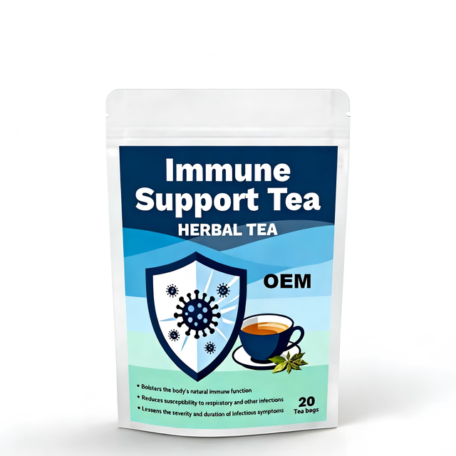 OEM Health Immune Support Herbal Tea Neem Cloves Graviola Houttuynia Blend Natural Immune Booster 20 Tea Bags Box