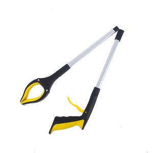 Ramasseur de déchets sans marque à long manche pliable en alliage d'aluminium avec aimant, outil de nettoyage extérieur - Product Image 1