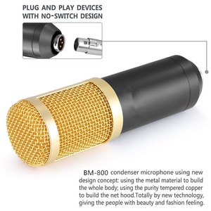BM 800 Karaoke Microphone BM800 Phòng Thu Condenser Mikrofon <span class=keywords><strong>Mic</strong></span> Bm-800 Cho KTV Đài Phát Thanh Braodcasting Hát Ghi Âm Máy Tính - Product Image 5