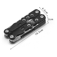 Pince multifonctionnelle en acier inoxydable de survie en plein air, outils à main, outil portable, multifonction de poche pliable