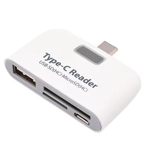 USB 3.1 <strong>Type</strong> <strong>C</strong> OTG USB TF SD <strong>MMC</strong> Micro USB Charging Card <strong>Reader</strong> COMBO HUB Adapter Support Phone and PC - Product Image 1