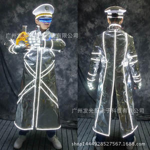 ชุดคอสตูมสำหรับเต้น LED, ชุดคอสตูมแนว KTV สำหรับบาร์ไวน์สีสันสดใส - Product Image 2