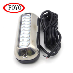 FOYO 10 - 30VDC Lumière <span class=keywords><strong>sous</strong></span>-marine à LED bleue - Éclairage <span class=keywords><strong>marin</strong></span> en acier inoxydable 316 avec <span class=keywords><strong>prix</strong></span> d'usine - Product Image 3