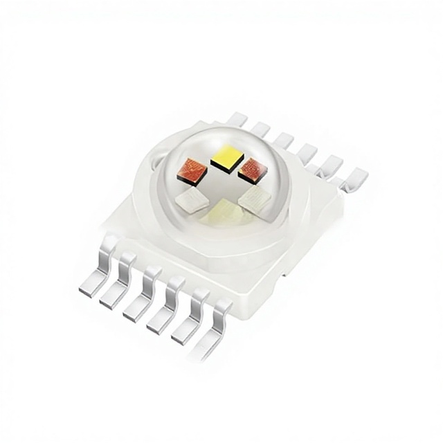 High-Power High-Brightness Full-Color RGBWYV Stage Light with Six-in-One LED Chip CRI 70-80 120 Viewing Angle