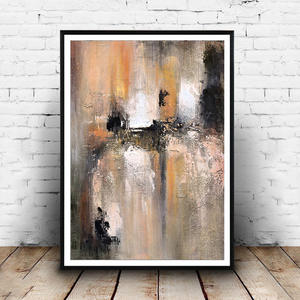 Pittura a olio dipinta a mano astratta dipinta a mano 100% astratta di colore antico dipinto a mano pittura a olio moderna di arte della casa - Product Image 6