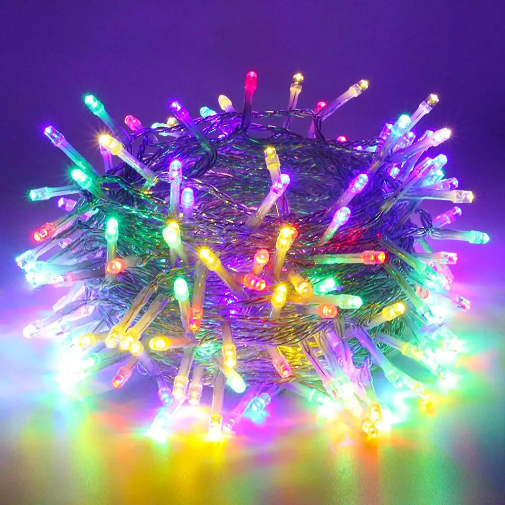 LED Christmas Lights, 10M 20M 30M 50M 100M LED Holiday Fairy String Lights Waterproof Xmas Outdoor Decorations