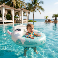 Bouée de piscine gonflable en PVC de forme spéciale pour les vacances, fournie directement par l'usine