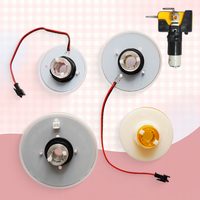 Vente en gros de boutons poussoirs d'arcade personnalisés de 60 mm, 70 mm, 90 mm, fourniture directe d'usine, kit d'accessoires pour distributeurs automatiques, interrupteur lumineux