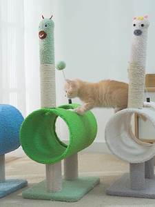 Integrado <span class=keywords><strong>Cat</strong></span> Climbing e Garra Grinding Toy Pequena Árvore Do Gato Nova Forma Dos Desenhos Animados Resistente Ao Desgaste Ninho De Gato e Túnel - Product Image 2