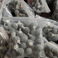 Diffuseur de pierre sphérique à bulles d'air 50mm pour aquariums et accessoires, fermes aquacoles, céramique ronde pour aquarium toutes saisons 60 #
