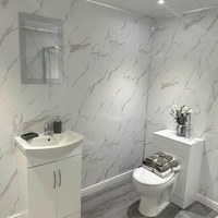 Plafonds décoratifs en PVC pour l'intérieur, panneaux de plafond en PVC imitation bois, pour la maison, directement de l'usine en Chine