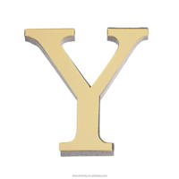 Autocollant mural 3D créatif à faire soi-même, lettres anglaises, logo, nom, alphabet, décoration de mariage, amour, décoration de la maison, effet miroir, acrylique/EVA