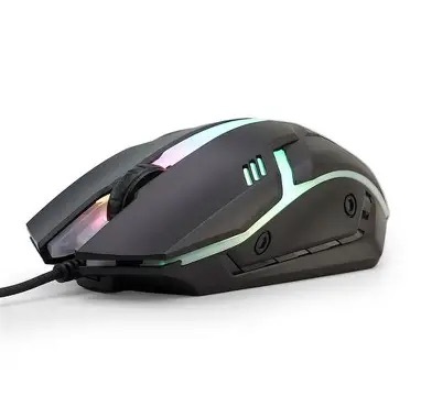Dual-Mode RGB Backlit Rechargeable Wireless Mouse 6-Button 1-Roller Optical Sensor Silent Lightweight Ergonomic Design Gaming