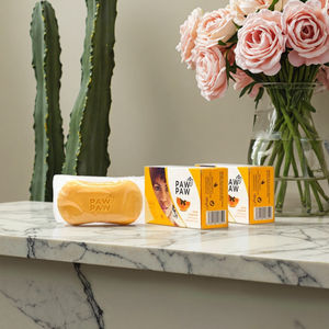 Мыло папайя для отбеливания тела для лечения акне удаление загара нежное Отшелушивание очищает и освежает мужскую женскую ванну OEM ODM - Product Image 6