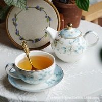Set Teiera Stile Inglese MSH Antiscivolo e Stabile per Tè del Pomeriggio per Casa