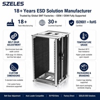 Support de magazine ESD pour PCB à réglage rapide de la courroie pour ligne SMT