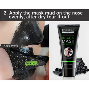 Tiras de Limpieza Profunda para la Nariz con Carbón de Bambú de Marca Privada KORMESIC, Tiras para Poros para Eliminar Puntos Negros, Mascarilla Peel Off - Product Image 4