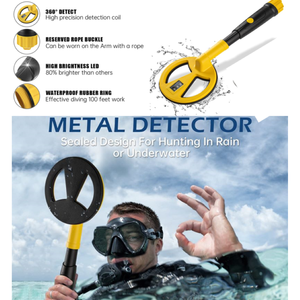 Detector de Metales Portátil Profesional bibo MD-780, Resistente al Agua IP68, 30M, para Búsqueda de Tesoros, Uso Industrial - Product Image 4