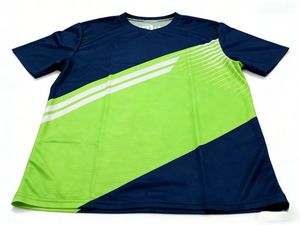 T-shirt de course à manches courtes personnalisé, respirant, à séchage rapide, imprimé par sublimation, simple, pour le fitness quotidien et les événements de marathon - Product Image 4