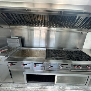 Remorque de camion-restaurant de 13 pieds entièrement équipée en acier inoxydable résistant à la rouille, cuisine mobile avec homologation DOT CE pour hot-dogs et restauration rapide - Product Image 6