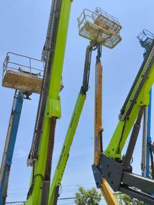 इस्तेमाल किया 32 मीटर डीजल पहिएदार पहिया स्पष्ट उछाल लिफ्ट ZA34J-V हवाई कामकाजी मंच आवश्यक कोर घटक पंप इंजन मोटर - Product Image 6