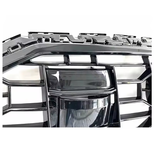 Calandre avant nid d'abeille style <span class=keywords><strong>RSQ7</strong></span> noir brillant avec ACC pour Audi Q7 SQ7 4M.5 2020 2021 2022 2023 - Product Image 4