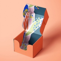 Boîte d'expédition miniature en carton ondulé avec logo imprimé CMYK personnalisé, emballage cadeau en papier