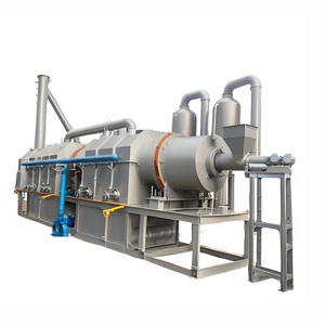 Four de carbonisation continu de haute qualité balle de riz scie poussière biomasse charbon de bois faisant la Machine - Product Image 1