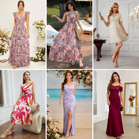Déstockage Usine, Robes d'Occasion pour Femmes, Robes de Soirée de Seconde Main, Liquidation de Vêtements