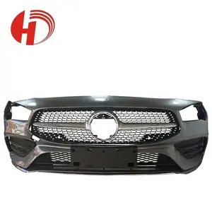 Original CLA 200 Car Body Modify Kit Front Bumper Engine Hood Fender Door Front Mouth Assembly Front Bumper For Benz CLA 200 260