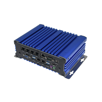 Numérisation Itx Pc intégré PC industriel Linux robuste sans ventilateur 6Lan Rj45 ordinateur