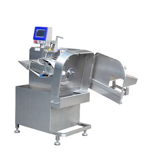 Machine à fileter le bœuf à bande transporteuse en acier inoxydable, petite trancheuse horizontale pour steak, <span class=keywords><strong>bacon</strong></span>, viande, épaisseur réglable, alliage - Product Image 4