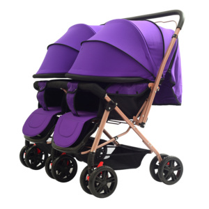 Poussette Bébé Pliable Multifonction Luxe Voyage 3 en <span class=keywords><strong>1</strong></span> avec Nacelle et Siège <span class=keywords><strong>Auto</strong></span>, Ensemble Chariot Pliant pour Bébé - Product Image 3