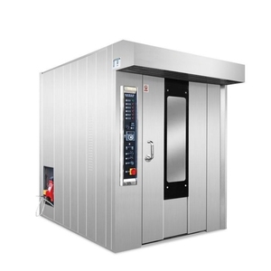 Four rotatif à 8 plateaux en acier inoxydable, four à pain électrique rotatif, four à gaz chauffant, fours à plateaux rotatifs, machines de boulangerie, prix - Product Image 3