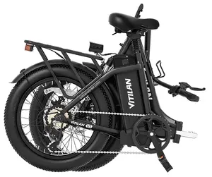 Vélo électrique à pneus larges 20x4.0 en stock UE, moteur 48V 750W, 45km/h, Shimano 7 vitesses, suspension, vélo de montagne pliable, vélo électrique de ville - Product Image 2