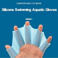 Swim Flipper Factory Palmes de natation en silicone pour les mains, Tailles S M L, Personnalisation acceptée, Gants palmés pour l'entraînement à la natation