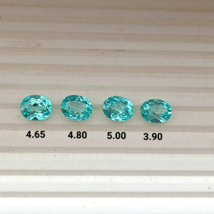 Piedra preciosa YAG cultivada en laboratorio, corte ovalado, claridad brillante, facetada, calidad premium, para la fabricación de joyas artesanales - Product Image 2