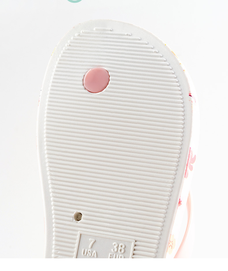 Summer Flip-flops Slippers PVC Non-slip Casual Sandals Beach Shoes Women's Flip Flops
