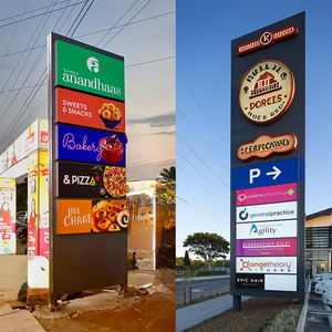 Panneau publicitaire sur pied de haute qualité pour la signalisation routière, tour de signalisation LED pour centre commercial - Product Image 5