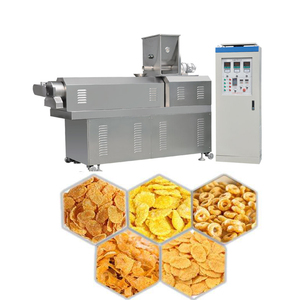 2024 completamente automático Venta caliente 200-250 Kg/h Desayuno Cereales Snacks Pellet Line Sugar Frosted Corn Flakes Making Machinery - Product Image 3