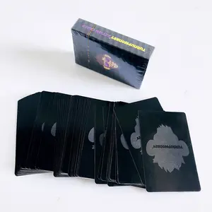 Cartas de jogo de pôquer impressão personalizada, cartas de jogo de papel