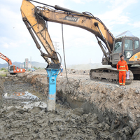 Nouveau modèle 2026 : Instrument professionnel de solidification des sols humides, attache malaxeur à béton pour mini-excavatrice
