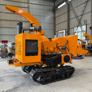 Nouveau broyeur de branches diesel haute efficacité de 55 ch, broyeur de bois hydraulique à chenilles de grande taille pour jardin - Product Image 3