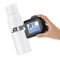 Imprimante à jet d'encre Yaomatec 12,7 mm pour mini-étiquettes, codes-barres, QR codes, date, pour plastique, métal, boîtes
